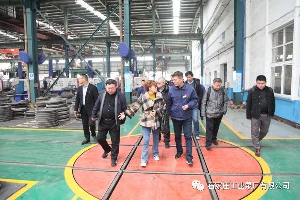 中科院专家到石工泵公司参观考察