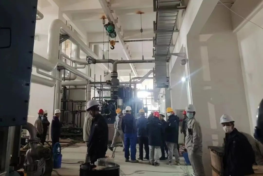 榆能化学锅炉给水泵电机单体调试工作圆满完成 榆能化学锅炉给水泵电机单体调试工作圆满完成