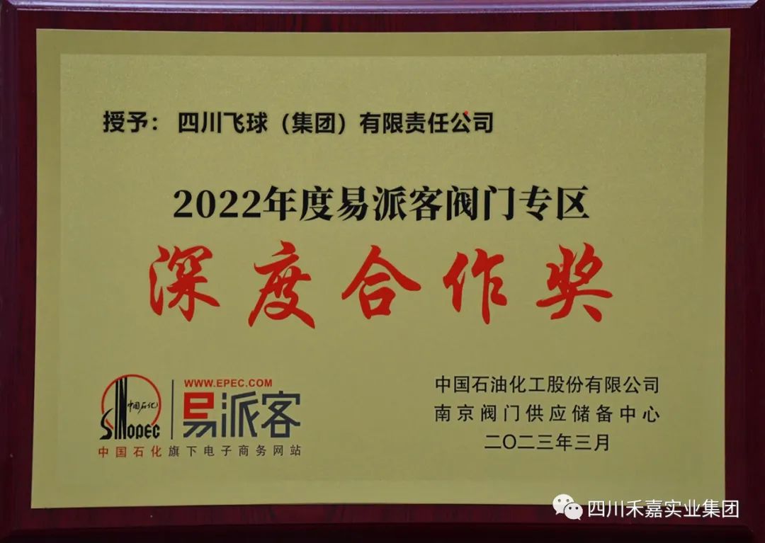 领取的“深度合作奖”奖牌 领取的“深度合作奖”奖牌