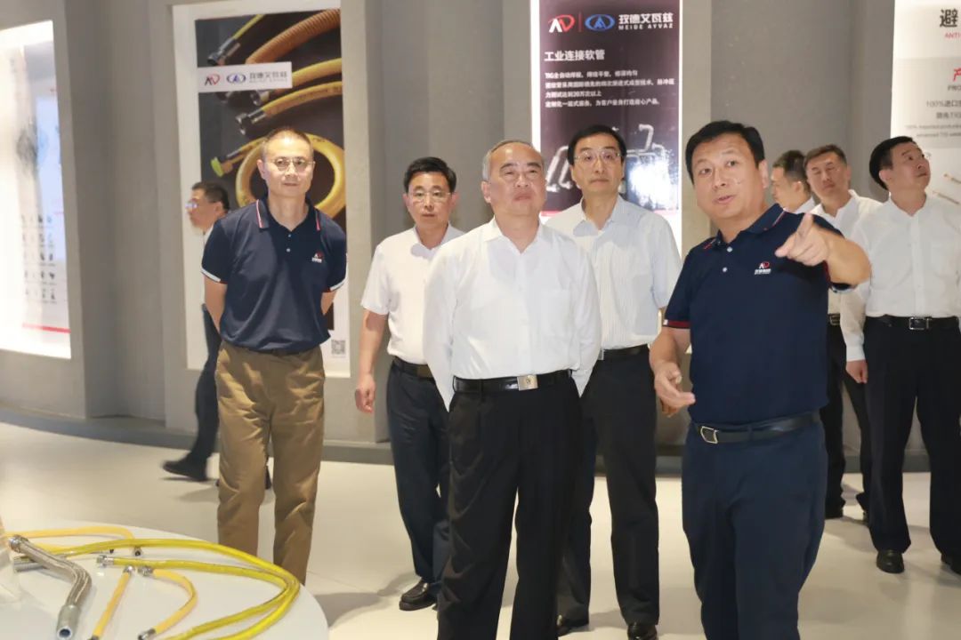 山东省委书记林武调研玫德集团 山东省委书记林武调研玫德集团