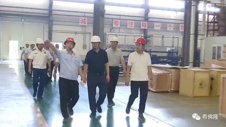 高陵区委书记张水利莅临希佛隆阀门调研指导工作 高陵区委书记张水利莅临希佛隆阀门调研指导工作