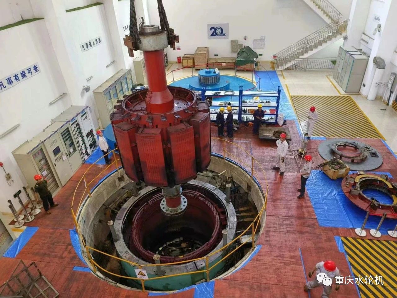 重庆水轮机公司首个国外检修项目顺利完工