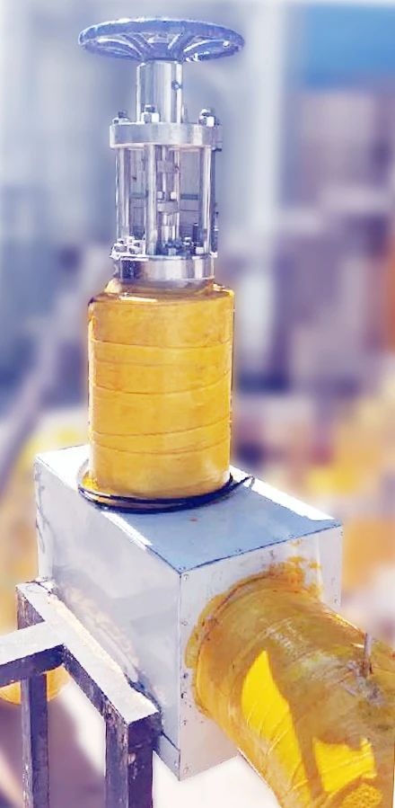 图1 阀门液氢试验 图1 阀门液氢试验