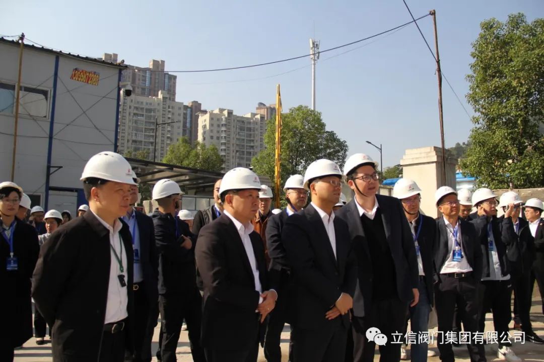 温州市领导一行调研立信年产1万吨阀门智能制造项目 温州市领导一行调研立信年产1万吨阀门智能制造项目