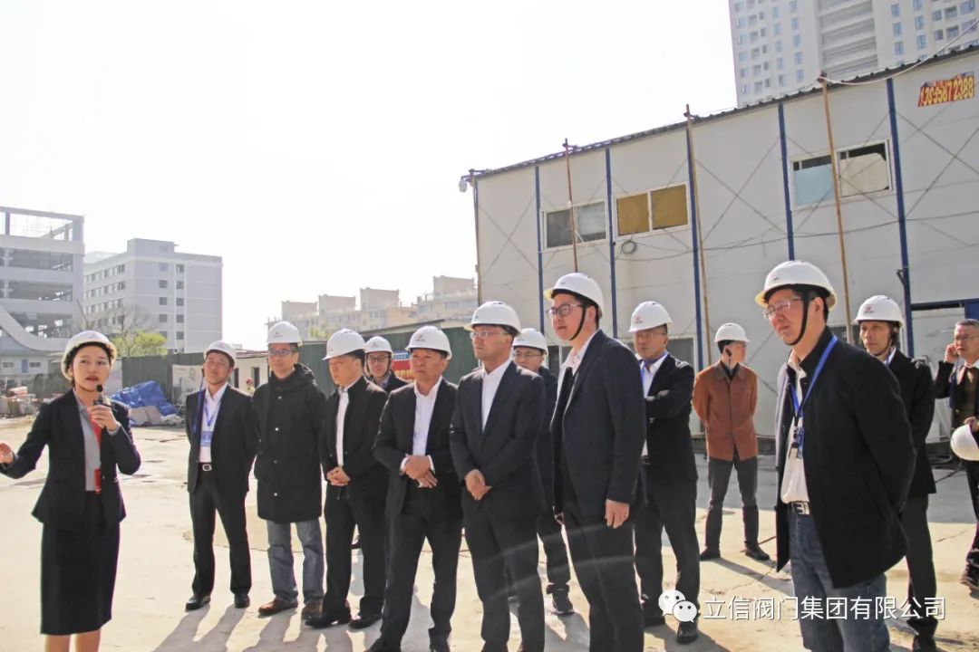 温州市领导一行调研立信年产1万吨阀门智能制造项目 温州市领导一行调研立信年产1万吨阀门智能制造项目