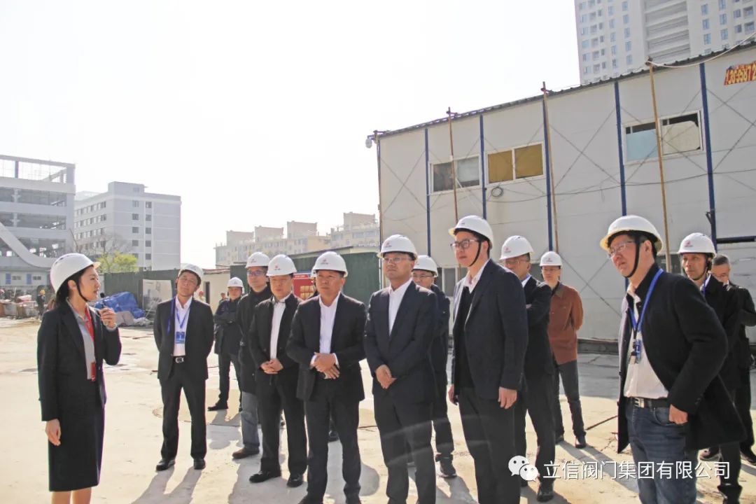 温州市领导一行调研立信年产1万吨阀门智能制造项目 温州市领导一行调研立信年产1万吨阀门智能制造项目