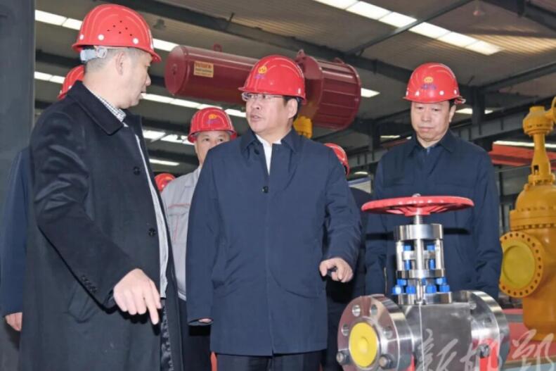 邯郸市委书记李晋宇一行莅临北阀总厂股份邯郸生产基地调研指导 邯郸市委书记李晋宇一行莅临北阀总厂股份邯郸生产基地调研指导