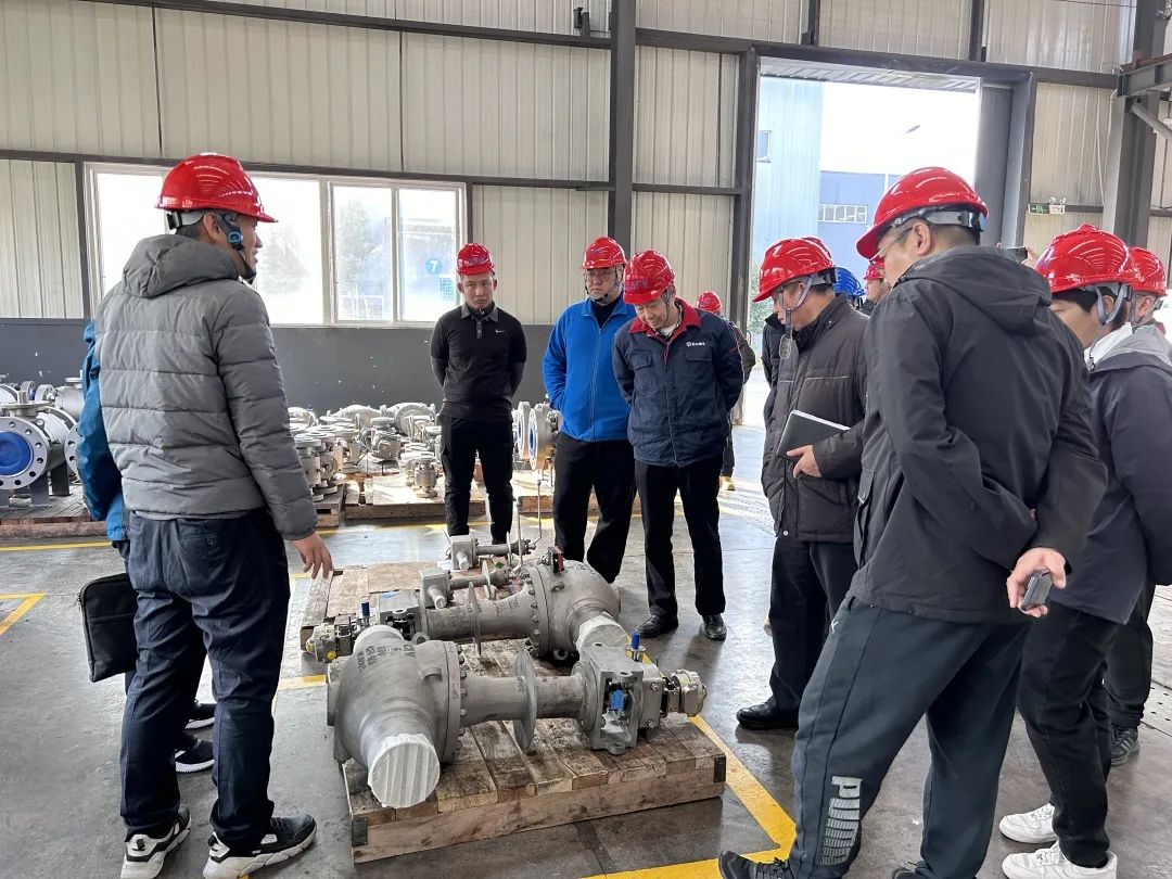 成高阀门迎来国家管网液化天然气接收站管理分公司领导考察指导 成高阀门迎来国家管网液化天然气接收站管理分公司领导考察指导