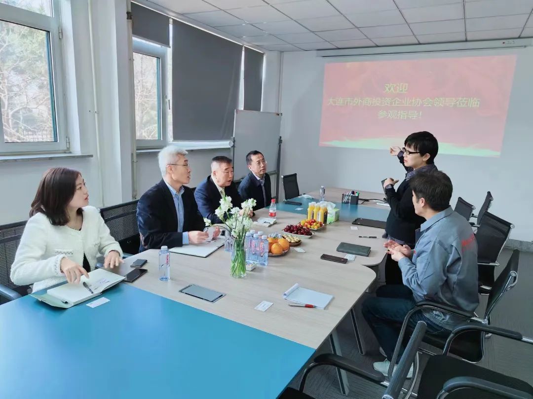 大连市外商投资企业协会领导莅临美嘉诺阀门参观指导 大连市外商投资企业协会领导莅临美嘉诺阀门参观指导