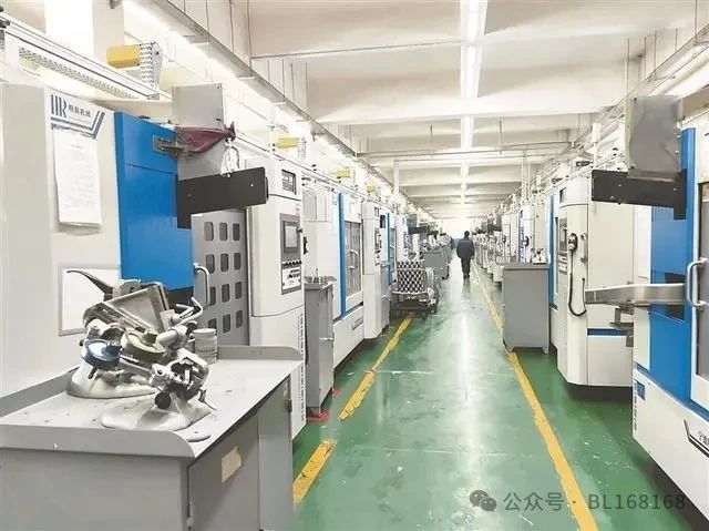 新哈精密轴承数字化生产车间。 新哈精密轴承数字化生产车间。