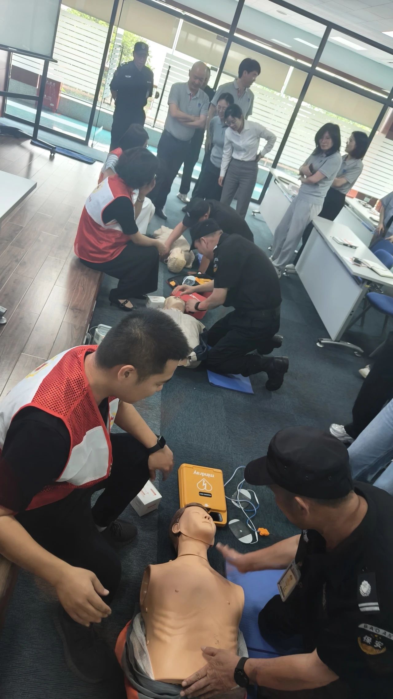 嘉利特荏原泵業公司開展急救理論及實操培訓