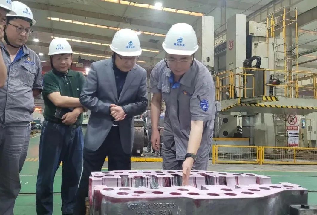 重慶市市場監管局李林到重慶水泵公司調研指導工作