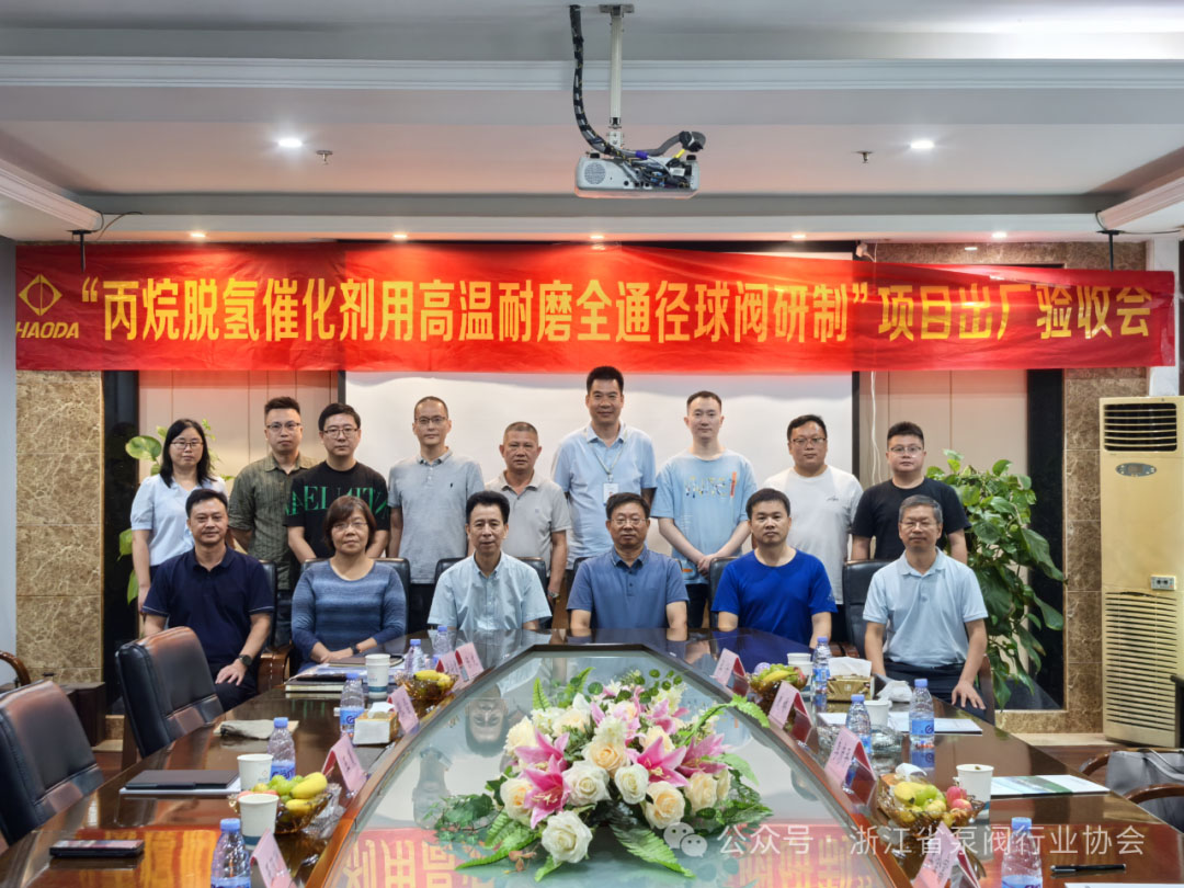 超达阀门“丙烷脱氢催化剂用高温耐磨全通径球阀”验收 超达阀门“丙烷脱氢催化剂用高温耐磨全通径球阀”验收