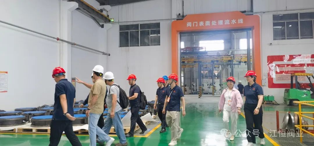 乌兹别克斯坦客户莅临江恒阀业考察 乌兹别克斯坦客户莅临江恒阀业考察