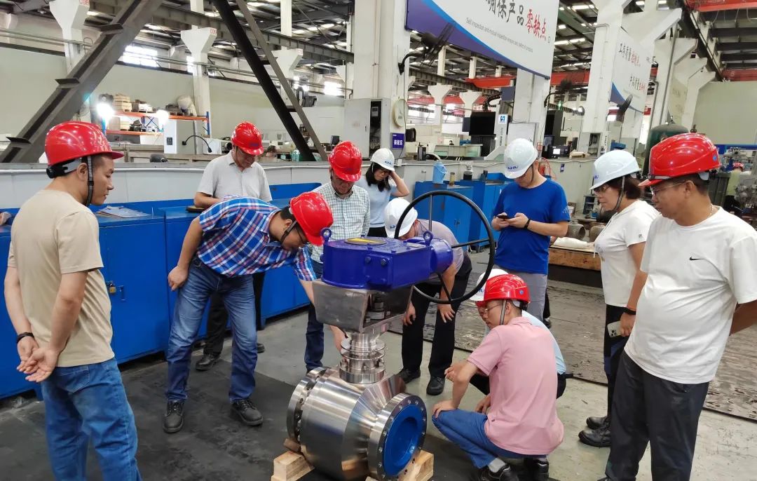 上海开维喜丙烷脱氢催化剂用670℃高温耐磨全通径球阀通过出厂验收 上海开维喜丙烷脱氢催化剂用670℃高温耐磨全通径球阀通过出厂验收