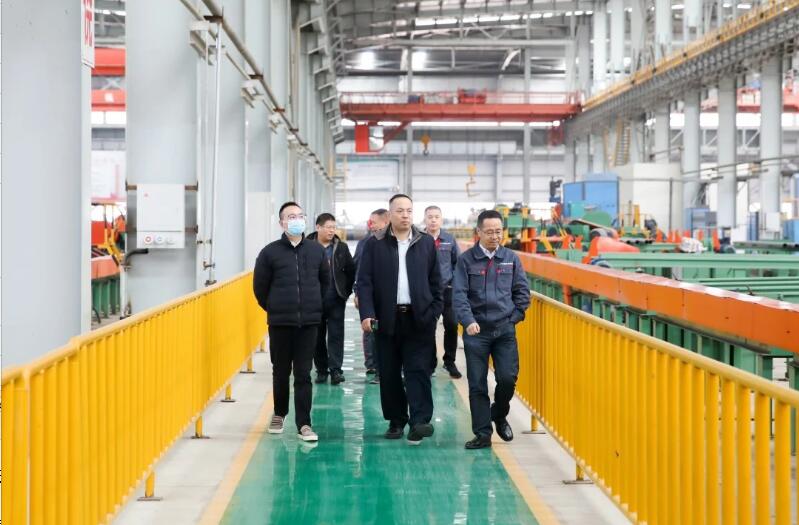 山东金诚联创管业股份有限公司领导一行到晋钢控股集团参观调研 山东金诚联创管业股份有限公司领导一行到晋钢控股集团参观调研