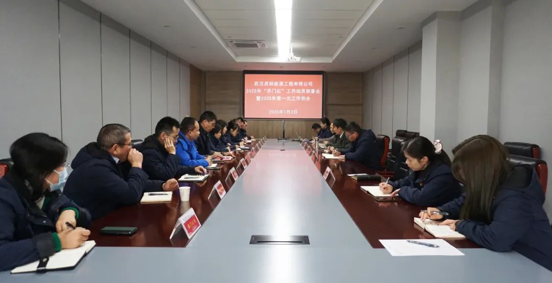 武鍋能源召開2025年“開門紅”工作動員部署會