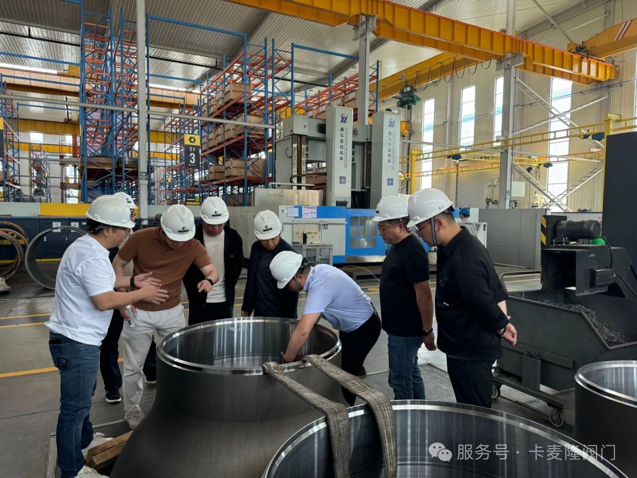 济南热电领导来卡麦隆阀门参观合作 济南热电领导来卡麦隆阀门参观合作