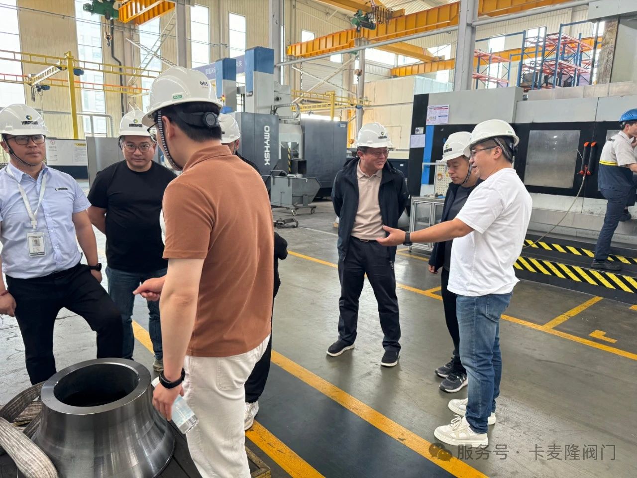 济南热电领导来卡麦隆阀门参观合作 济南热电领导来卡麦隆阀门参观合作