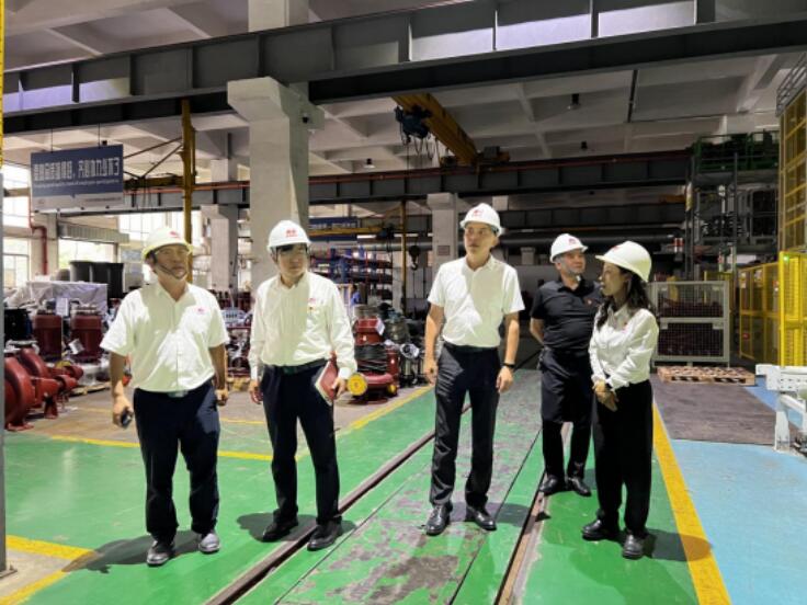 广州市委两新工委、市非公经济组织党委领导莅临昕恒泵业调研指导 广州市委两新工委、市非公经济组织党委领导莅临昕恒泵业调研指导