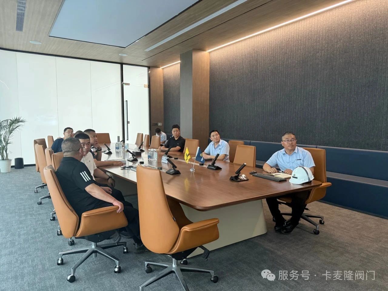 热力公司领导一行人莅临卡麦隆阀门考察交流 热力公司领导一行人莅临卡麦隆阀门考察交流