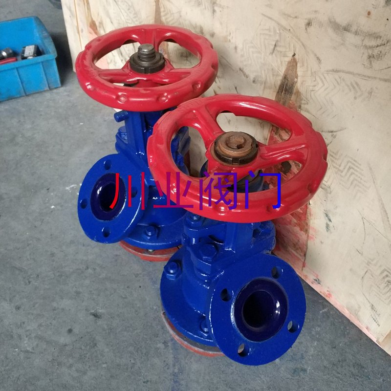 手动上展式搪瓷放料阀 HG5-89-1 80/40