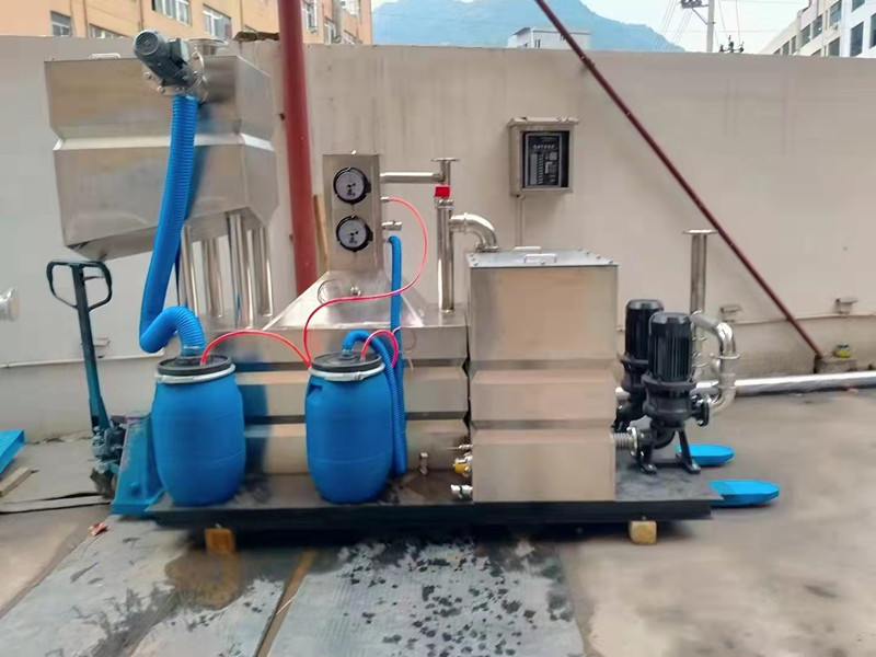 泉港污水处理设备油水分离设备一体式不锈钢污水提升装置