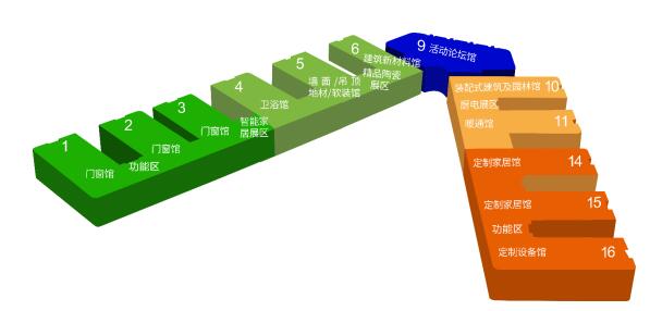 2021年展馆整体布局图 2021年展馆整体布局图